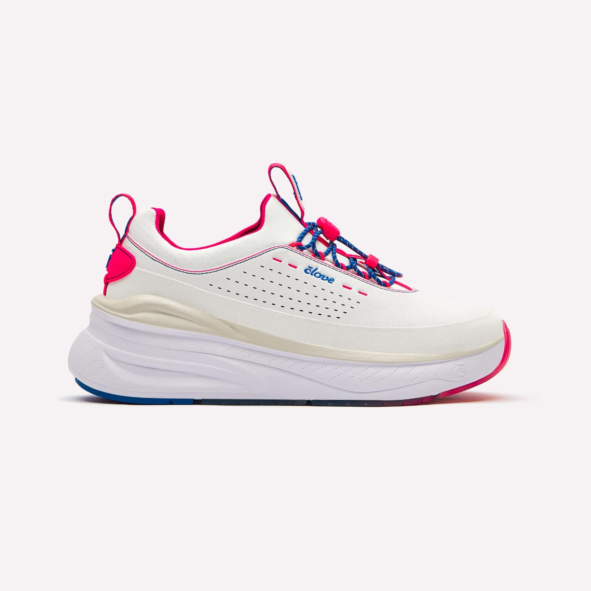 Women's Forte 2 - White / Electric Red / Blue - Image 2