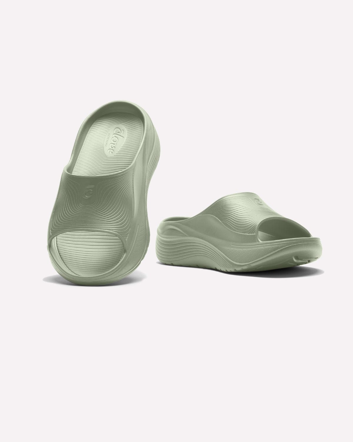Women's SuperCush Recovery Slide - Mint Green - Image 4