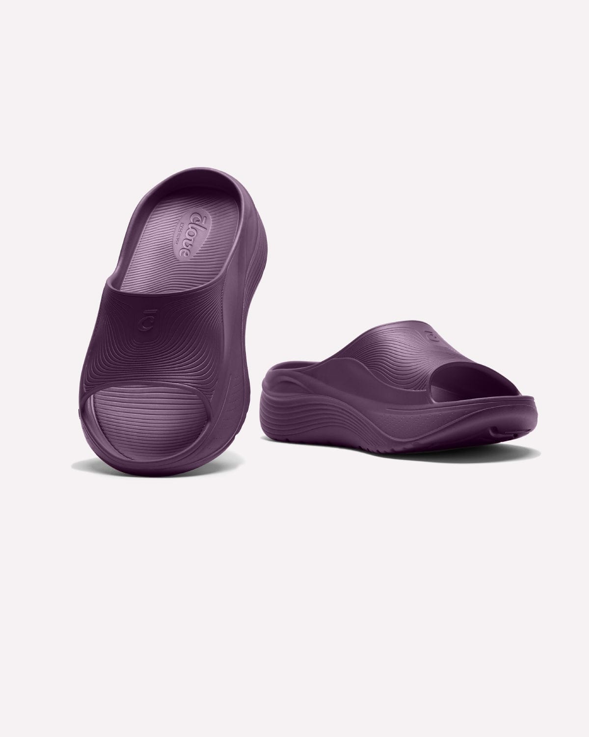 Men's SuperCush Recovery Slide - Plum - Image 4